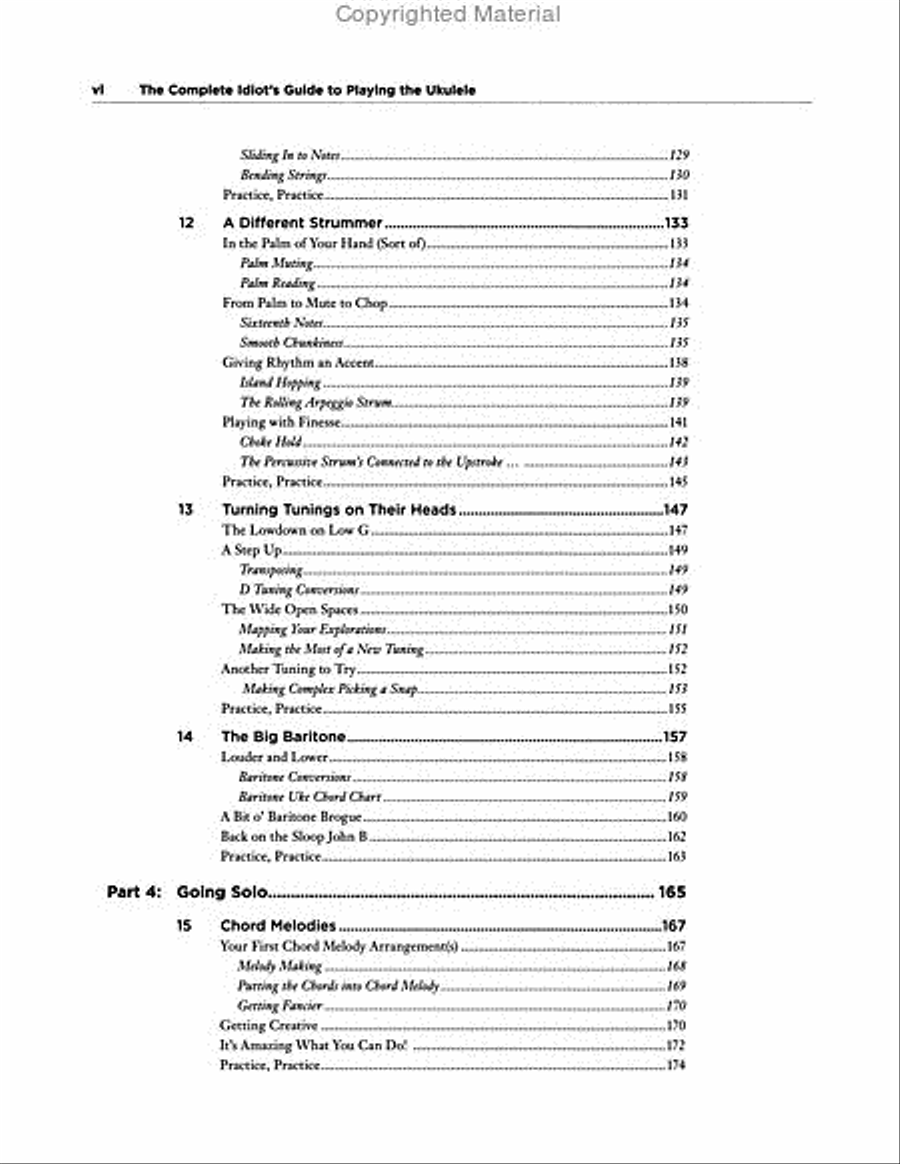 The Complete Idiot's Guide to Playing the Ukulele Ukulele scores gallery preview page 5