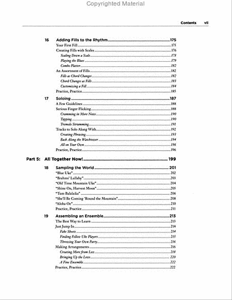 The Complete Idiot's Guide to Playing the Ukulele Ukulele scores gallery preview page 6