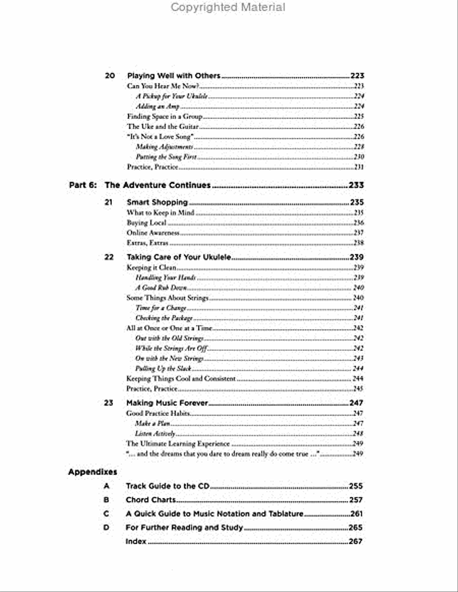 The Complete Idiot's Guide to Playing the Ukulele Ukulele scores gallery preview page 7