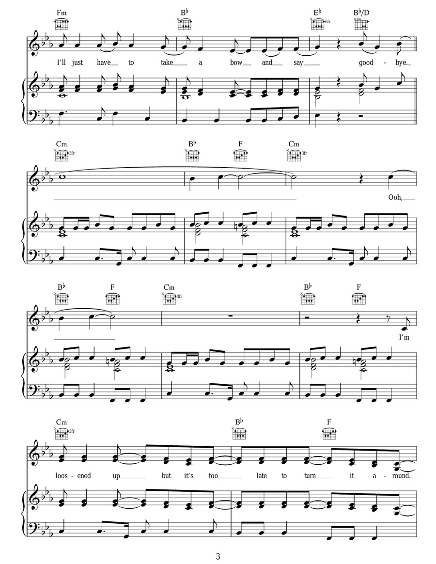 Say Goodbye Say Goodbye Acoustic Guitar scores gallery preview page 3