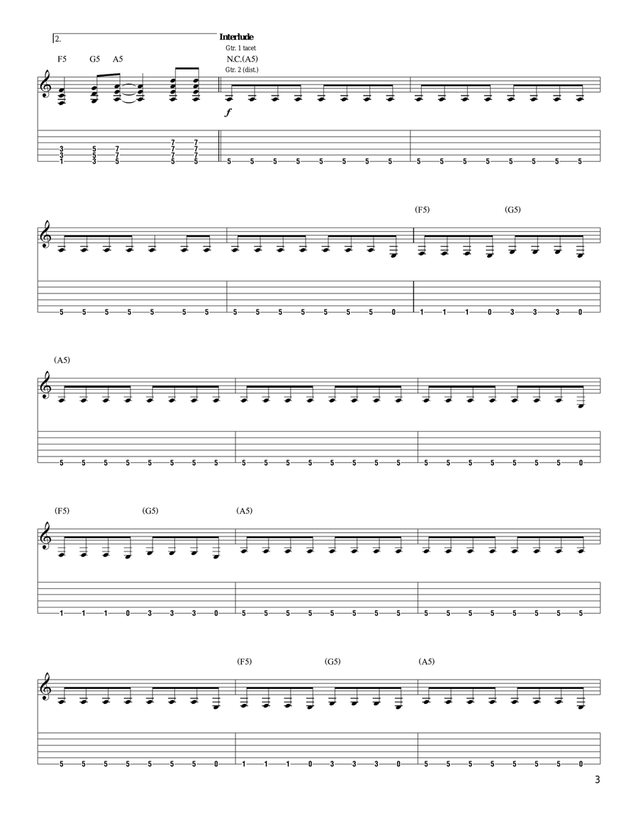 Hypnotize Acoustic Guitar scores gallery preview page 3