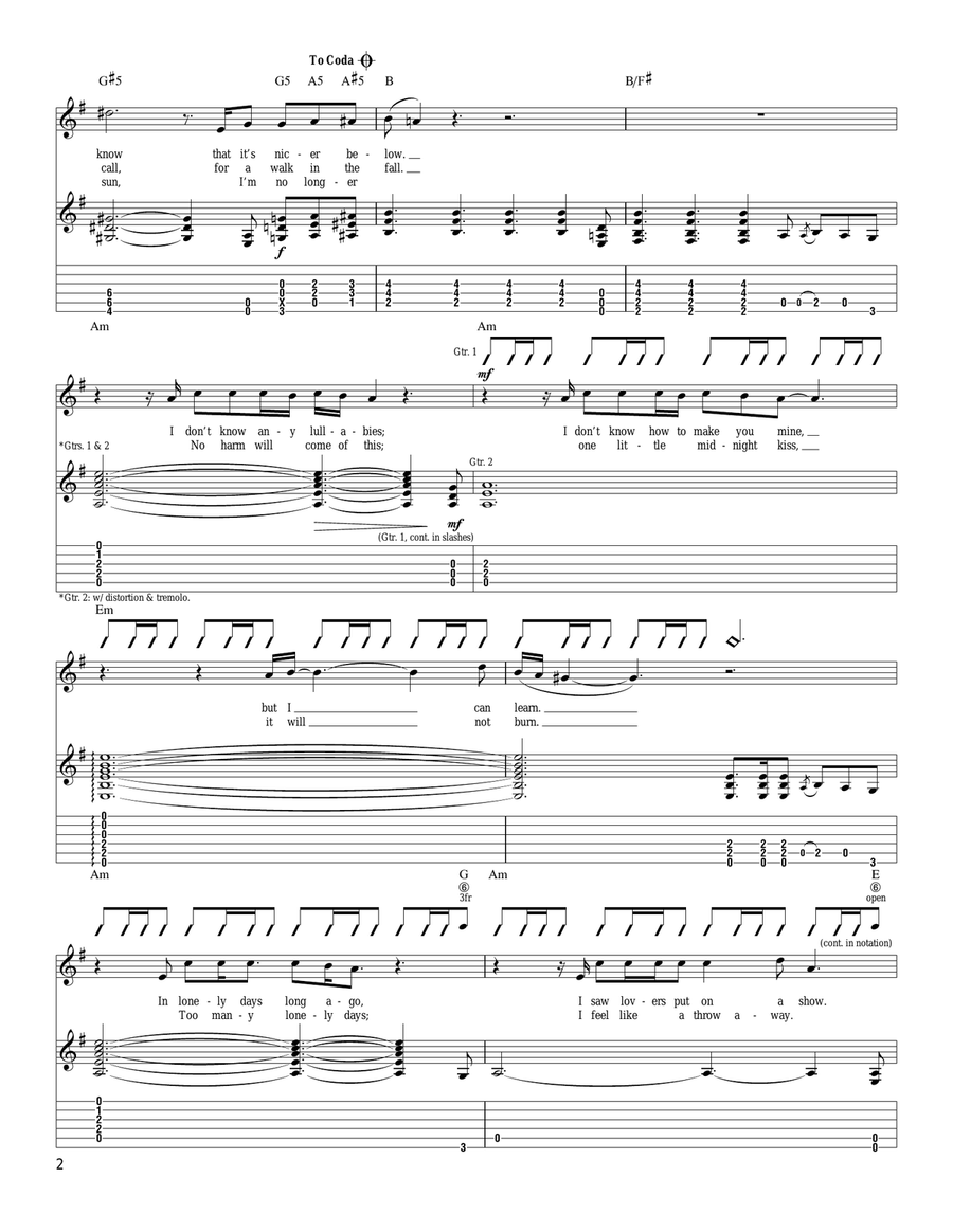 I Can Learn I Can Learn Acoustic Guitar scores gallery preview page 2