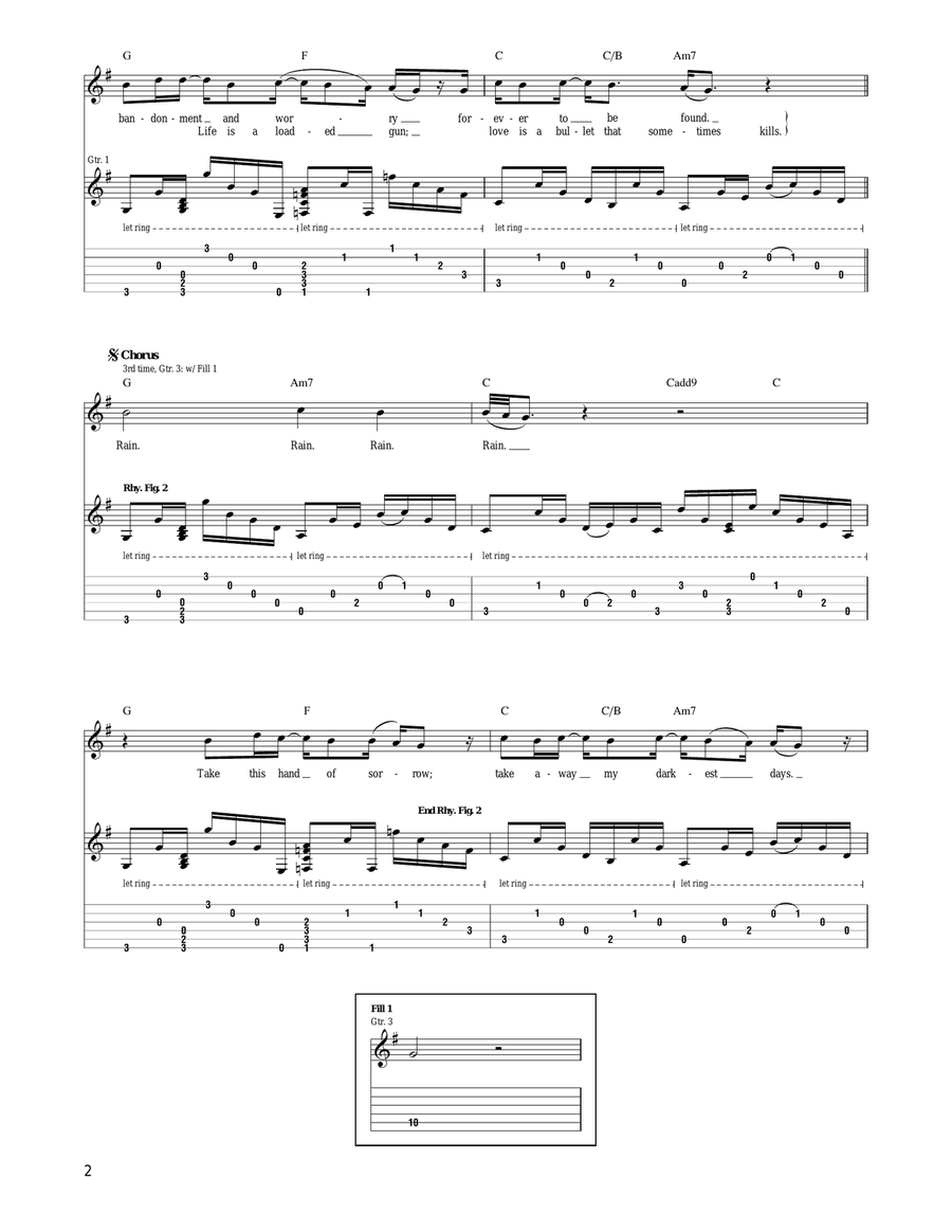 Darkest Days (Unplugged Version) Acoustic Guitar scores gallery preview page 2