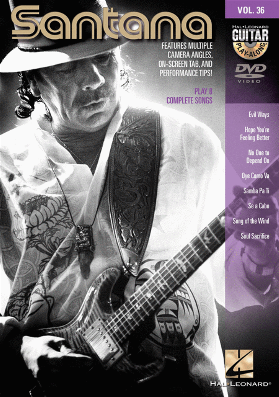 Santana Guitar Tablature scores gallery preview page 1