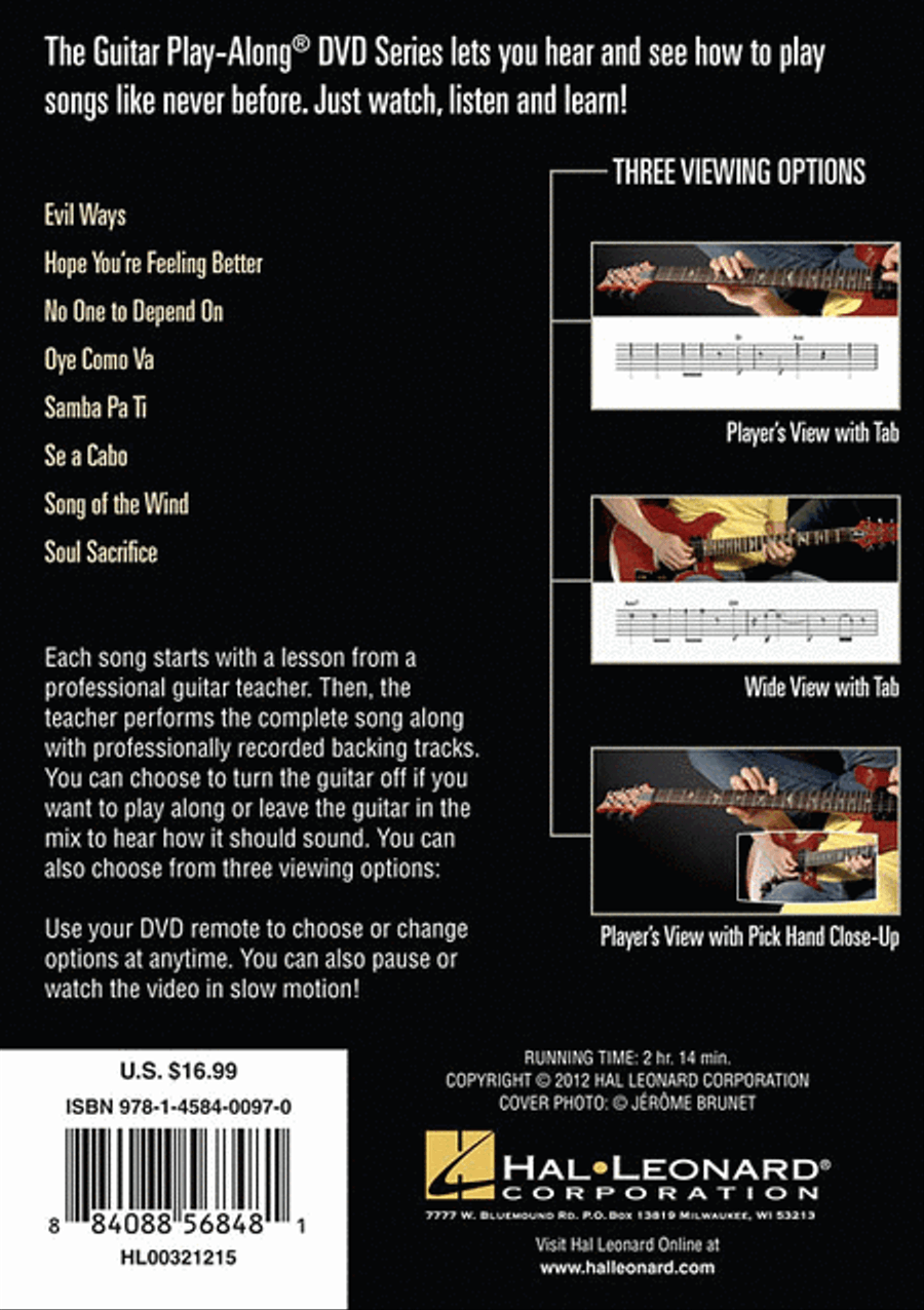 Santana Guitar Tablature scores gallery preview page 2