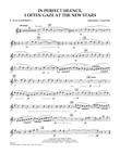 In Perfect Silence, I Often Gaze at the New Stars - Eb Alto Saxophone 1