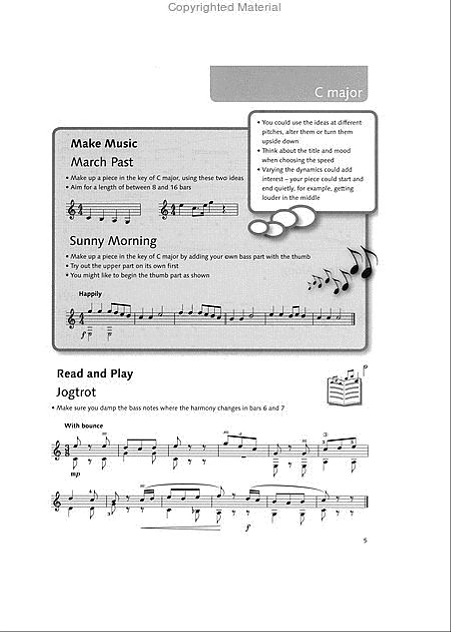 Joining the Dots for Guitar, Grade 5 Guitar scores gallery preview page 3