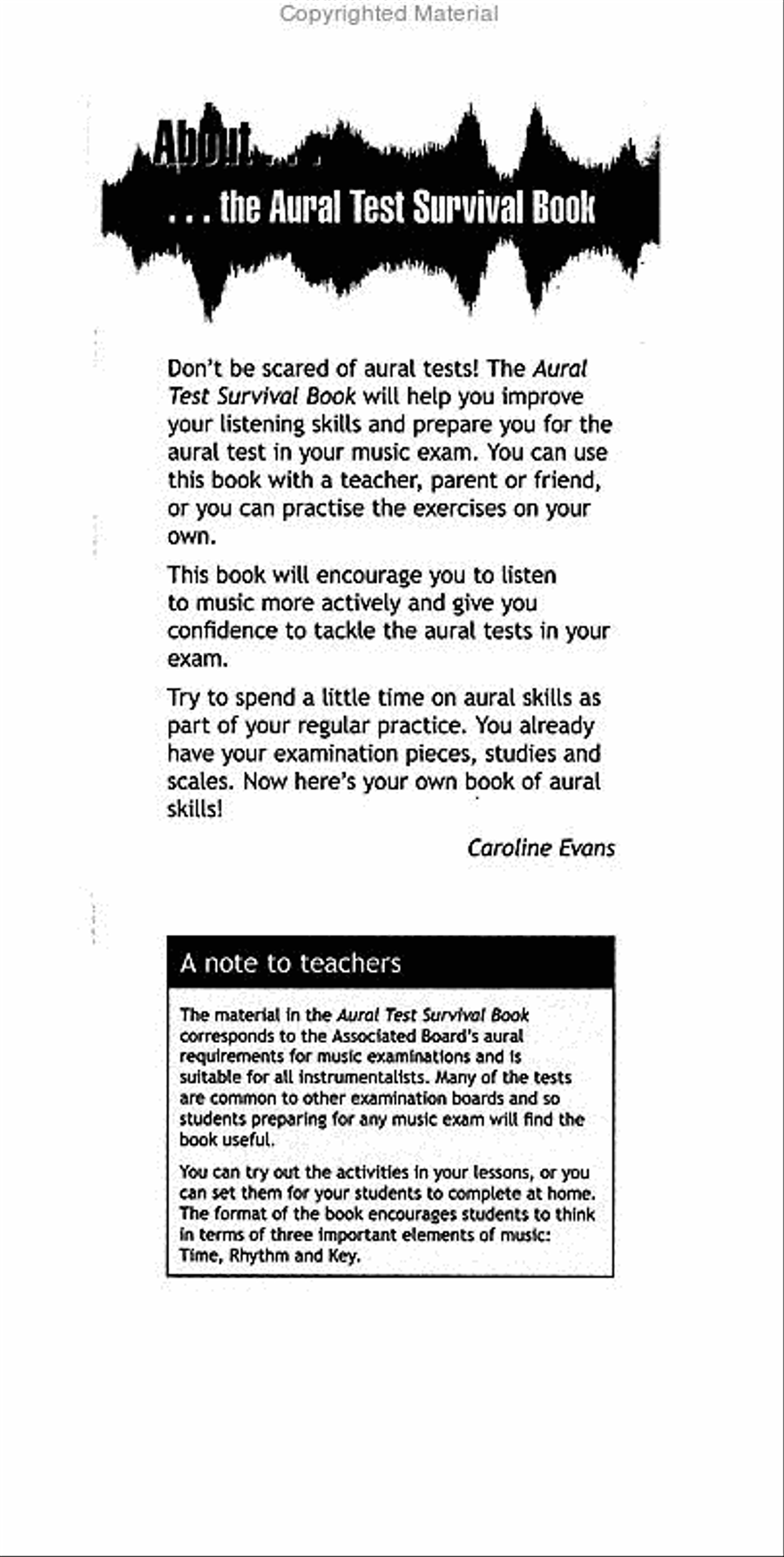 Aural Test Survival Book, Grade 2 Collection / Songbook scores gallery preview page 2