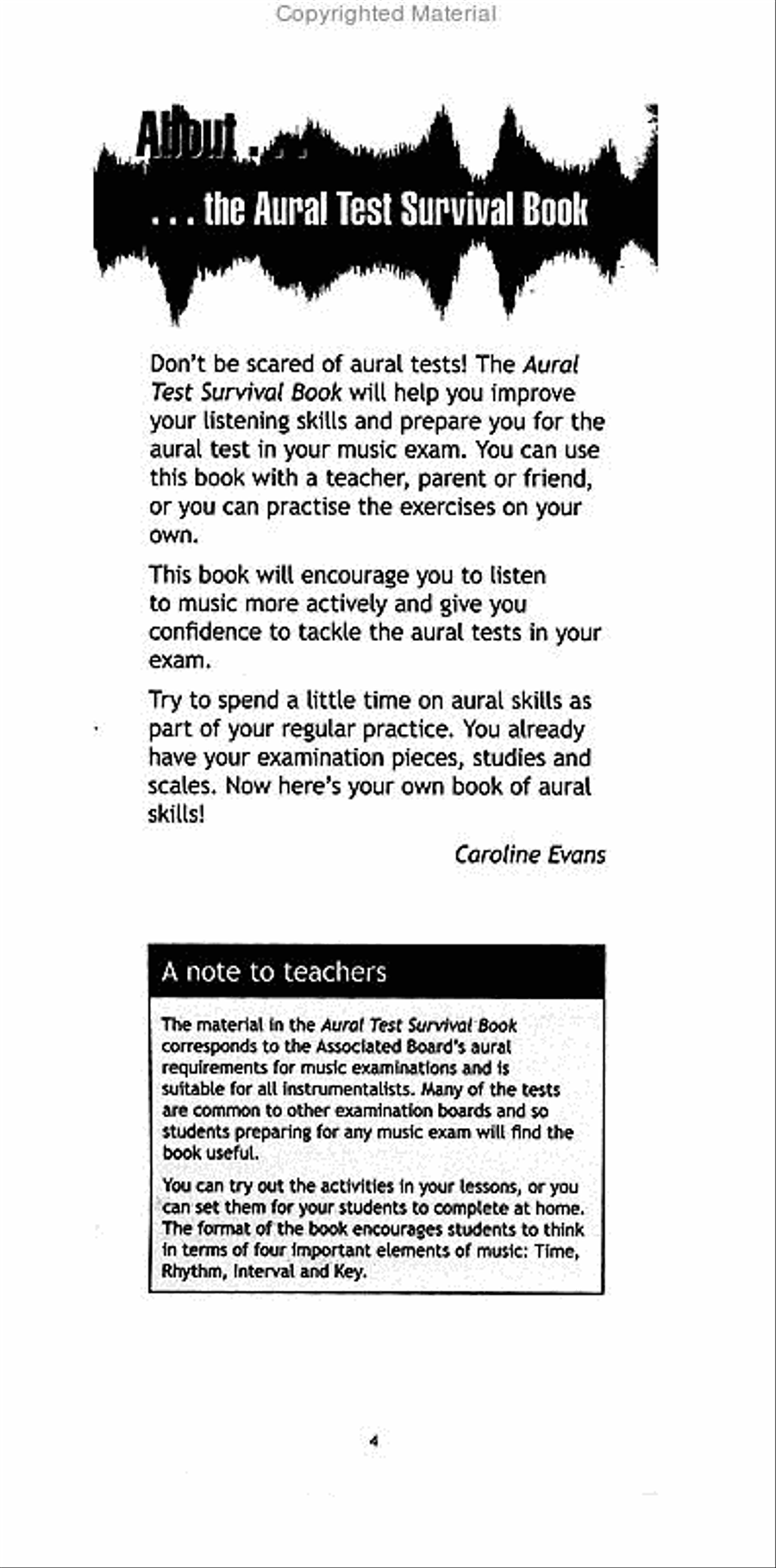 Aural Test Survival Book, Grade 7 Collection / Songbook scores gallery preview page 2