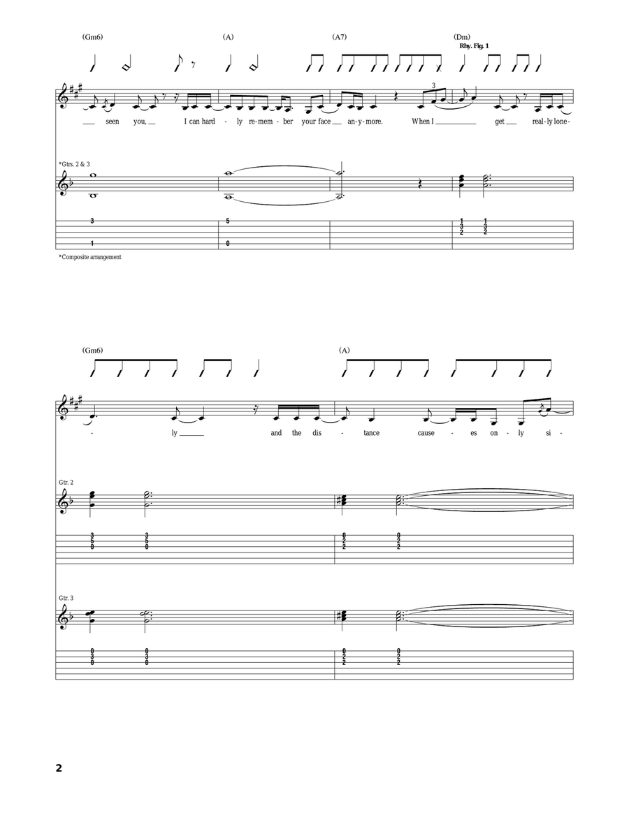 If You Want Me If You Want Me Acoustic Guitar scores gallery preview page 2