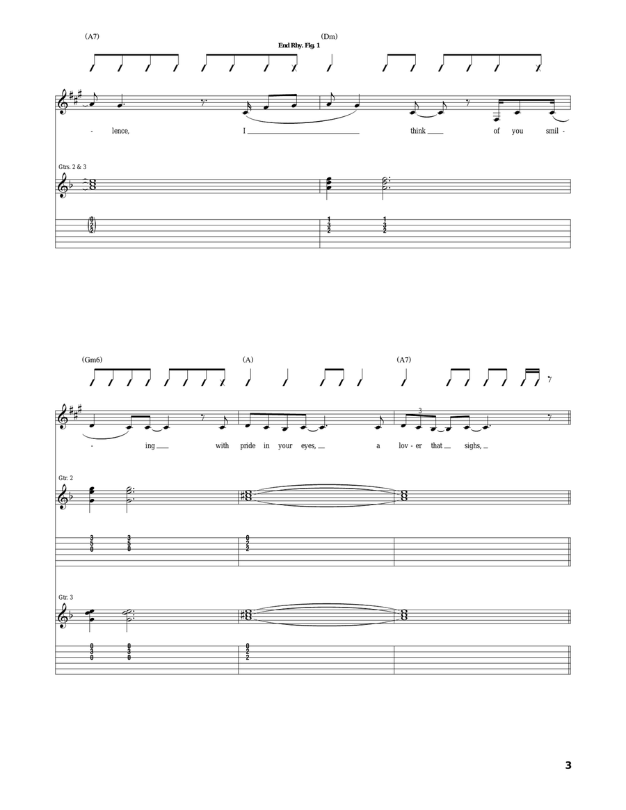 If You Want Me If You Want Me Acoustic Guitar scores gallery preview page 3
