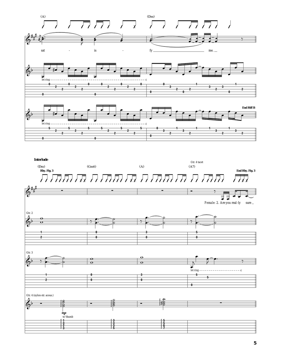 If You Want Me If You Want Me Acoustic Guitar scores gallery preview page 5