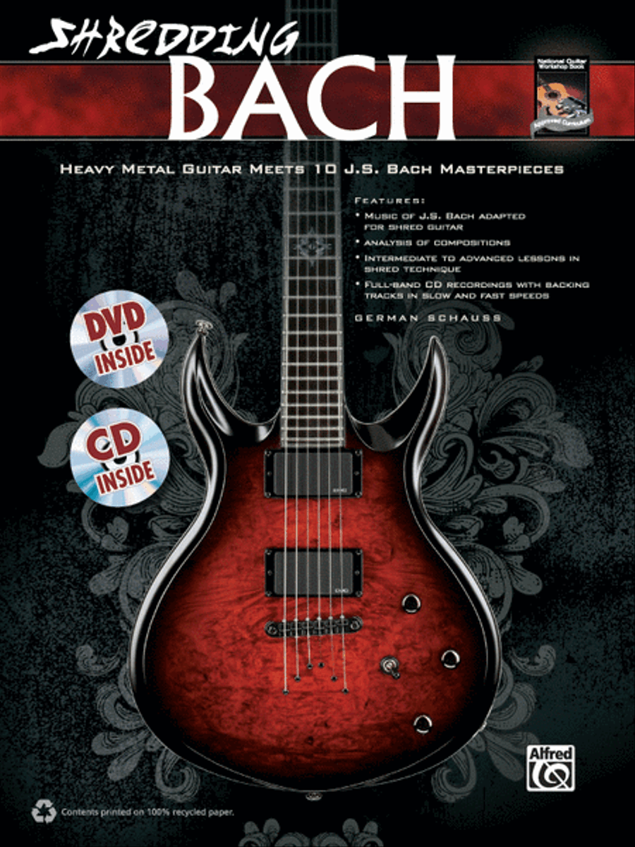 Shredding Bach Electric Guitar scores gallery preview page 1