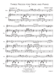 Three Pieces for Oboe and Piano