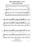 Life on the Canal (choral score)