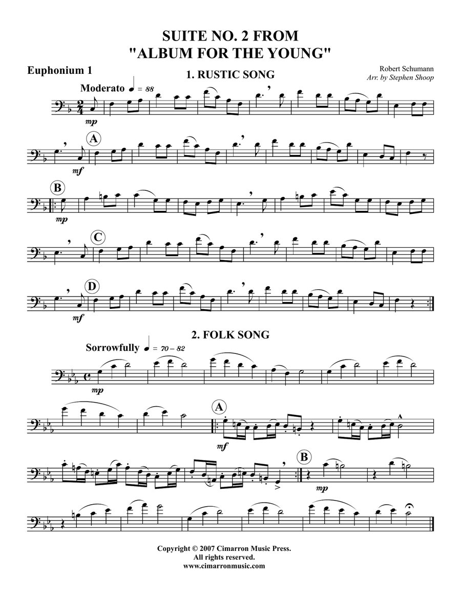 Suite No. 2 from Album for the Young by Robert Schumann EETT - Digital Sheet Music page 5