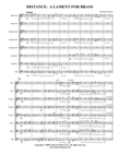 Distance: Lament for Brass