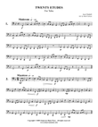 Twenty Etudes for Tuba mini preview