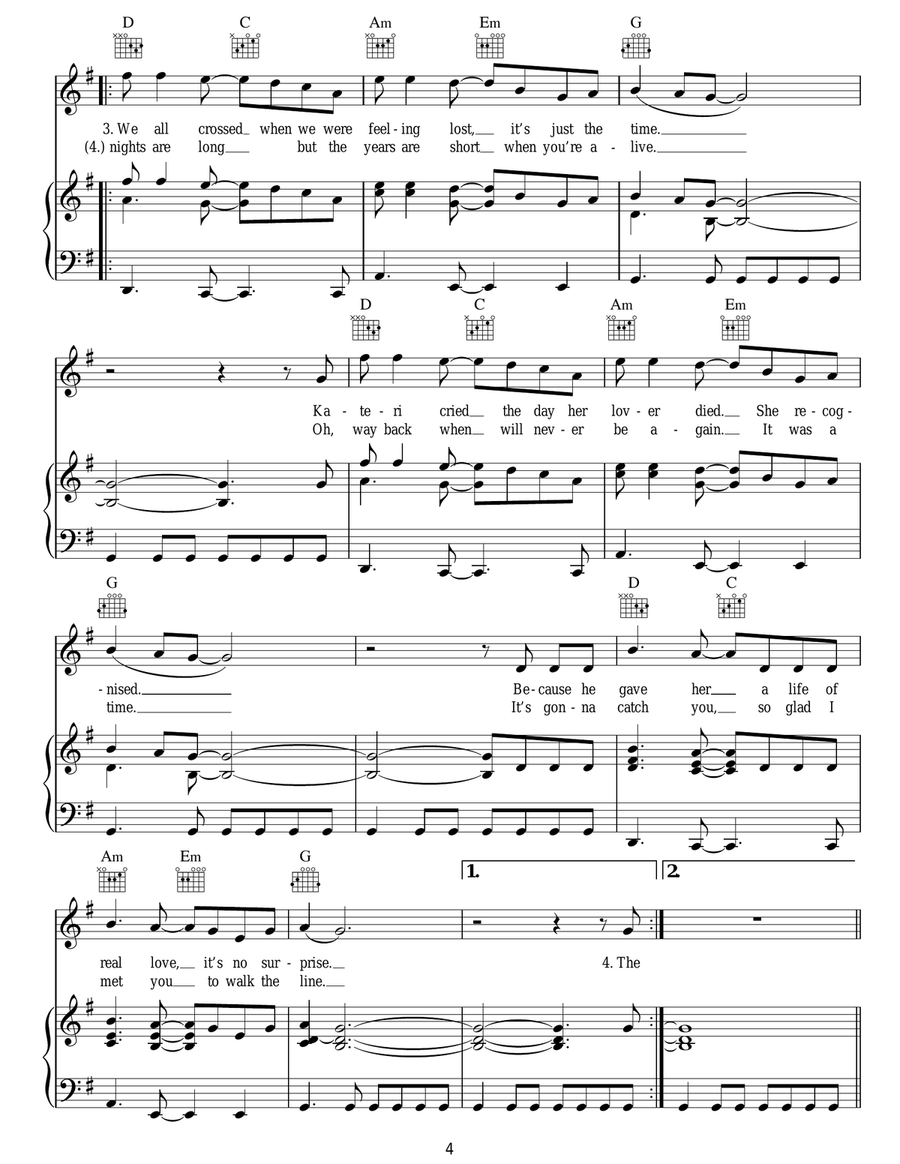 Brendan's Death Song Brendan's Death Song Acoustic Guitar scores gallery preview page 4