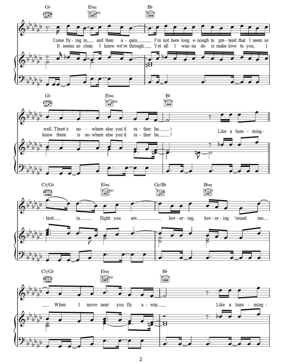 Humming Bird Humming Bird Acoustic Guitar scores gallery preview page 2