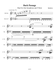 Dark Passage, Duet for Alto Saxophone and F Horn