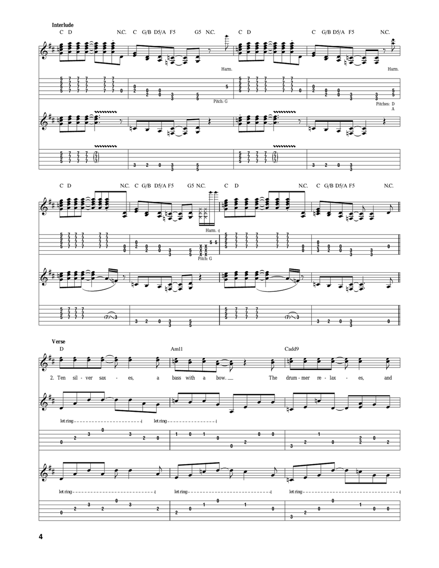 Cinnamon Girl Cinnamon Girl Acoustic Guitar scores gallery preview page 4