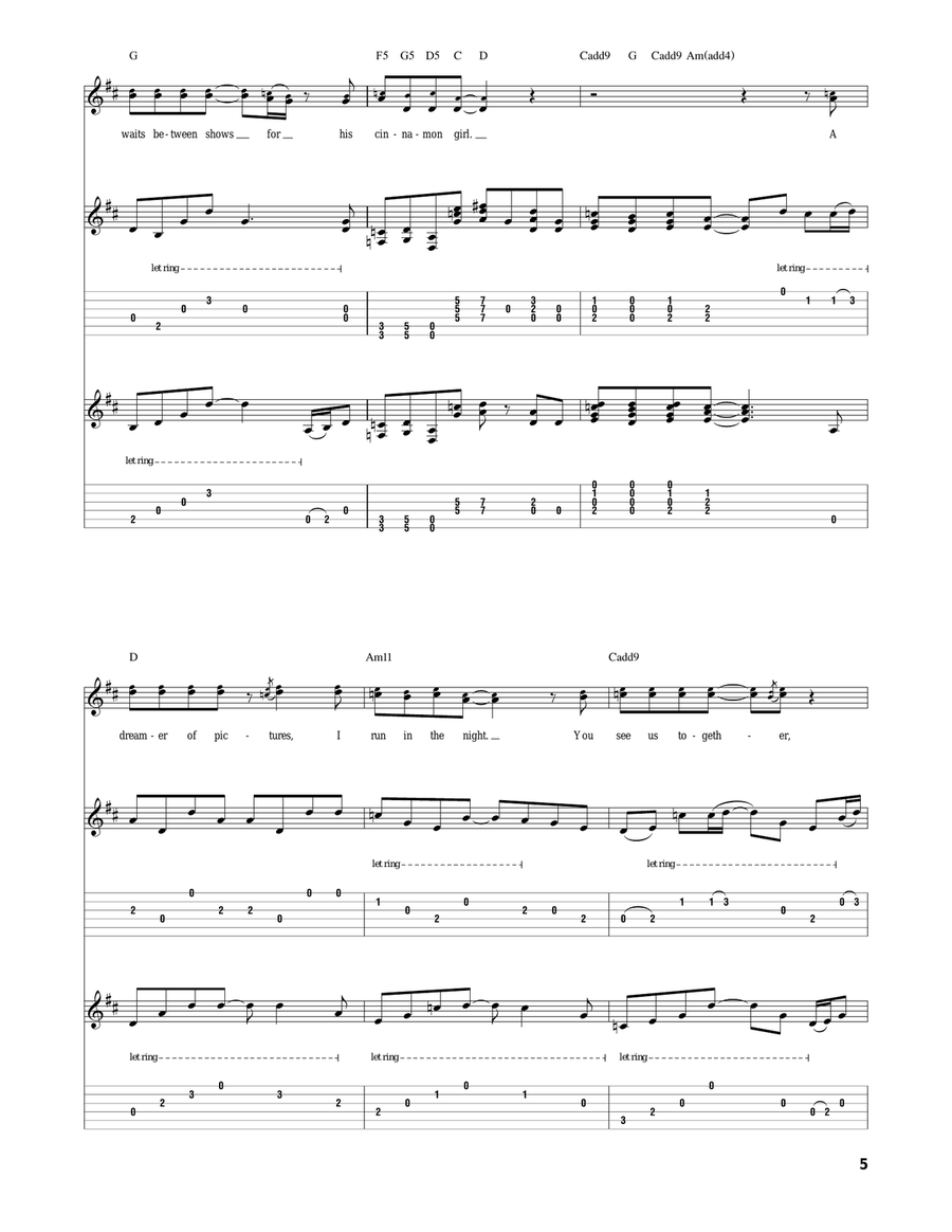 Cinnamon Girl Cinnamon Girl Acoustic Guitar scores gallery preview page 5