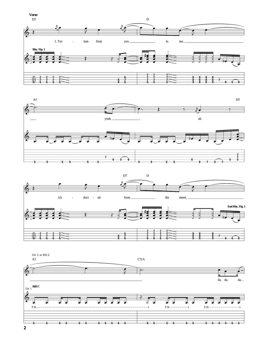Animal Animal Acoustic Guitar scores gallery preview page 2