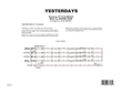 Yesterdays - Conductor Score (Full Score)