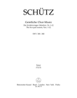 Sacred Choral Music SWV 369-380