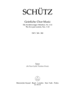 Sacred Choral Music SWV 369-380
