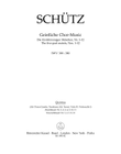 Sacred Choral Music SWV 369-380