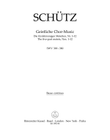 Sacred Choral Music SWV 369-380