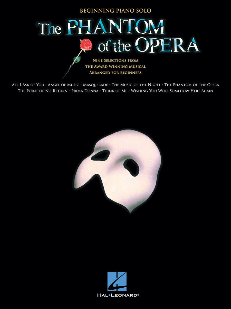 The Phantom of the Opera Piano Solo scores gallery preview page 1