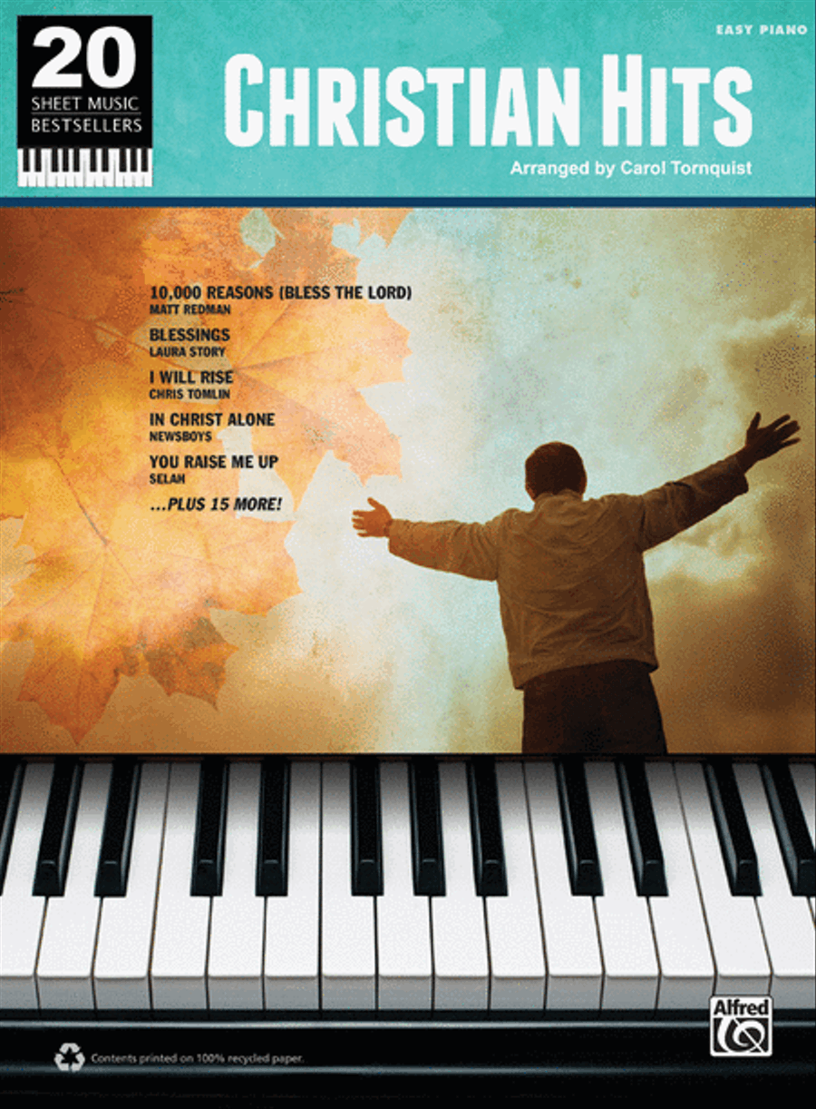 20 Sheet Music Bestsellers -- Christian Hits Easy Piano scores gallery preview page 1