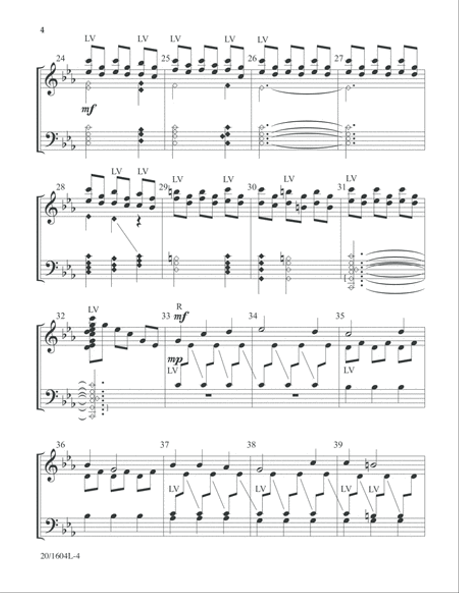 If Thou But Trust in God to Guide Thee (Digital Download) 5-Octaves scores gallery preview page 4