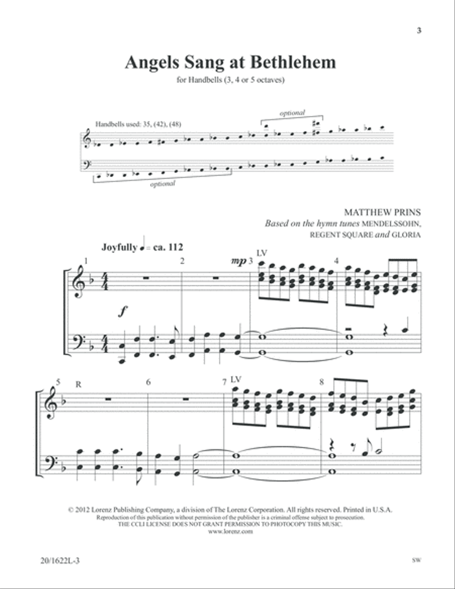 Angels Sang at Bethlehem (Digital Download) 5-Octaves scores gallery preview page 3