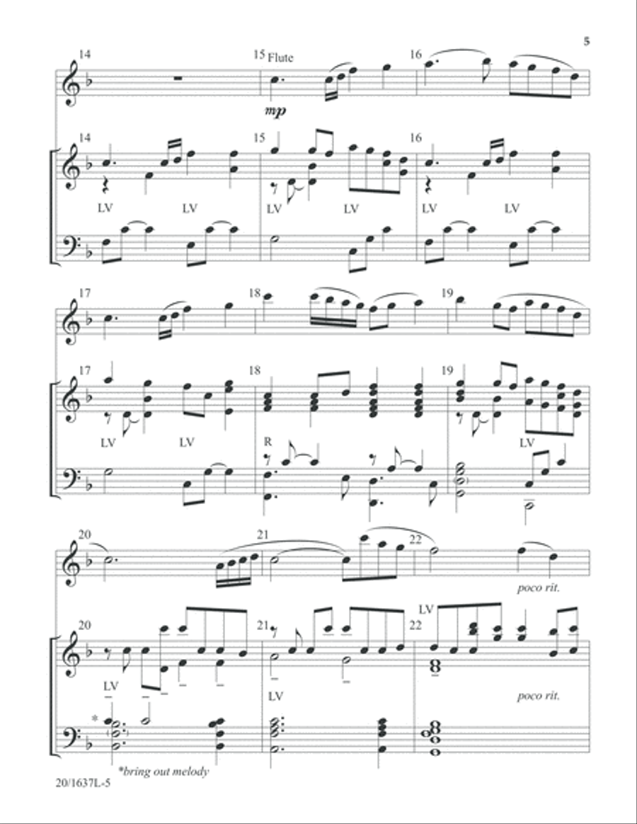 Reflection on Holy Manna (Digital Download) 5-Octaves scores gallery preview page 5