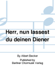 Herr, nun lassest du deinen Diener