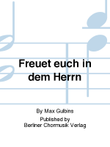 Freuet euch in dem Herrn