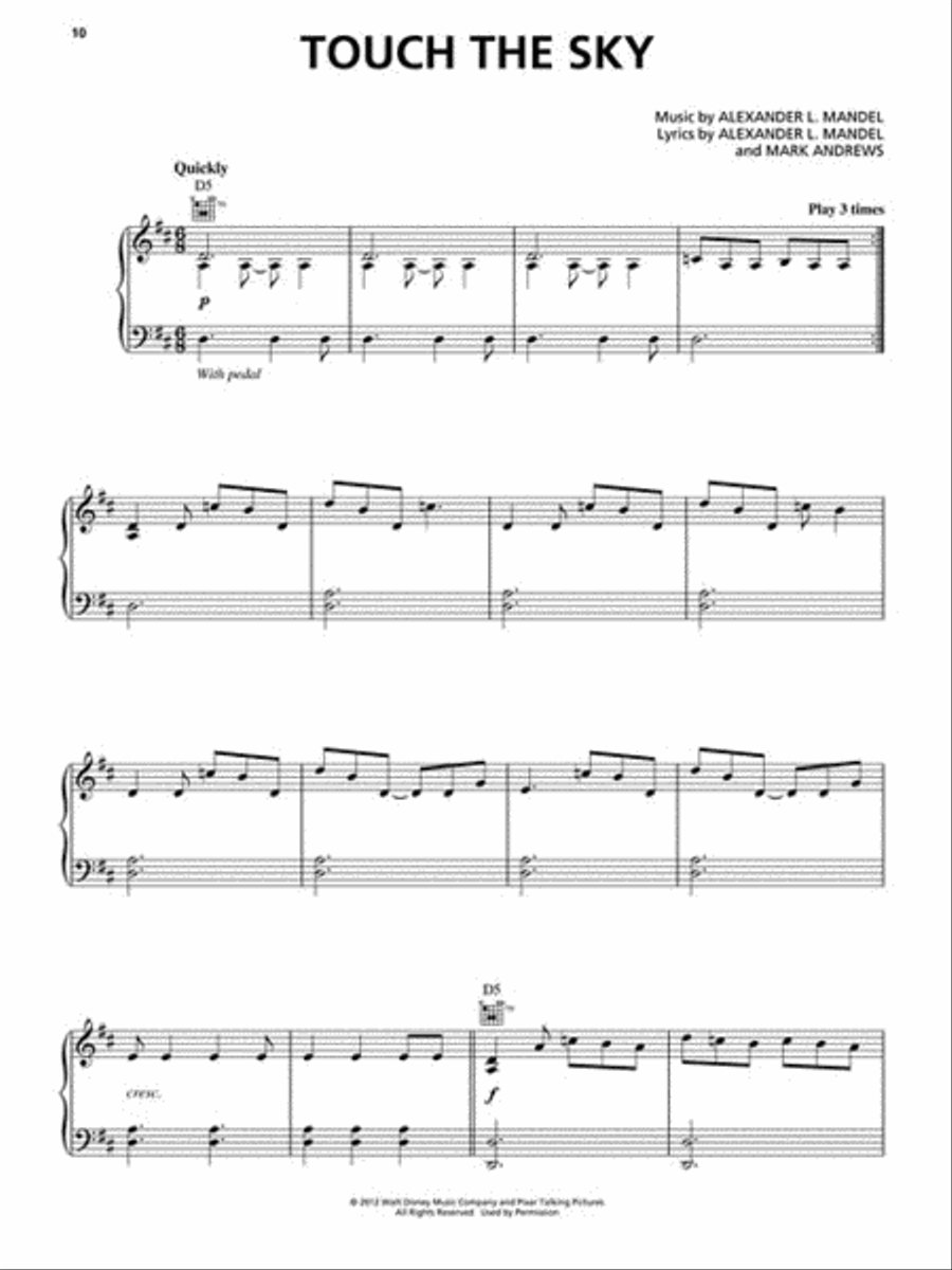 Brave Brave Piano, Vocal, Guitar scores gallery preview page 3