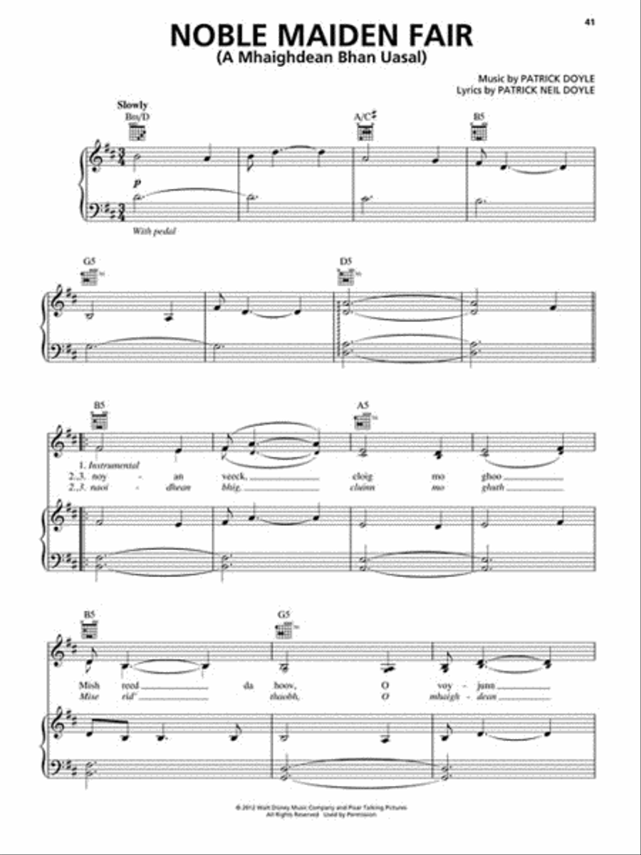 Brave Brave Piano, Vocal, Guitar scores gallery preview page 4