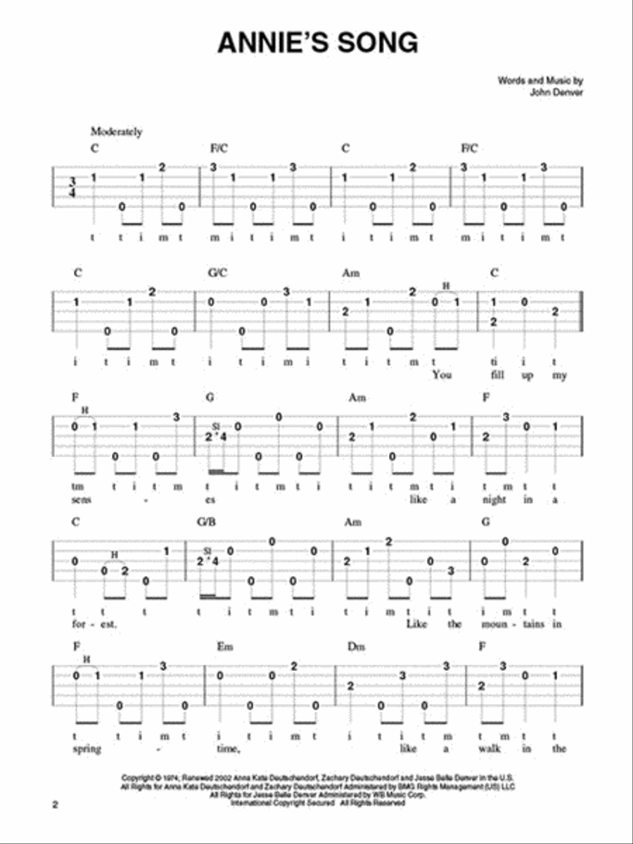 The Best of John Denver The Best of John Denver Banjo scores gallery preview page 3
