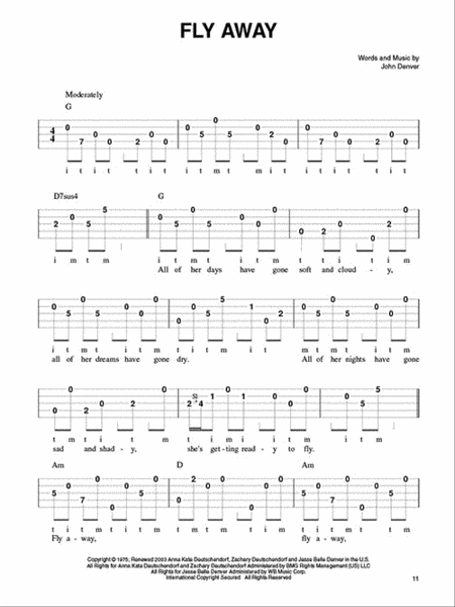 The Best of John Denver The Best of John Denver Banjo scores gallery preview page 4