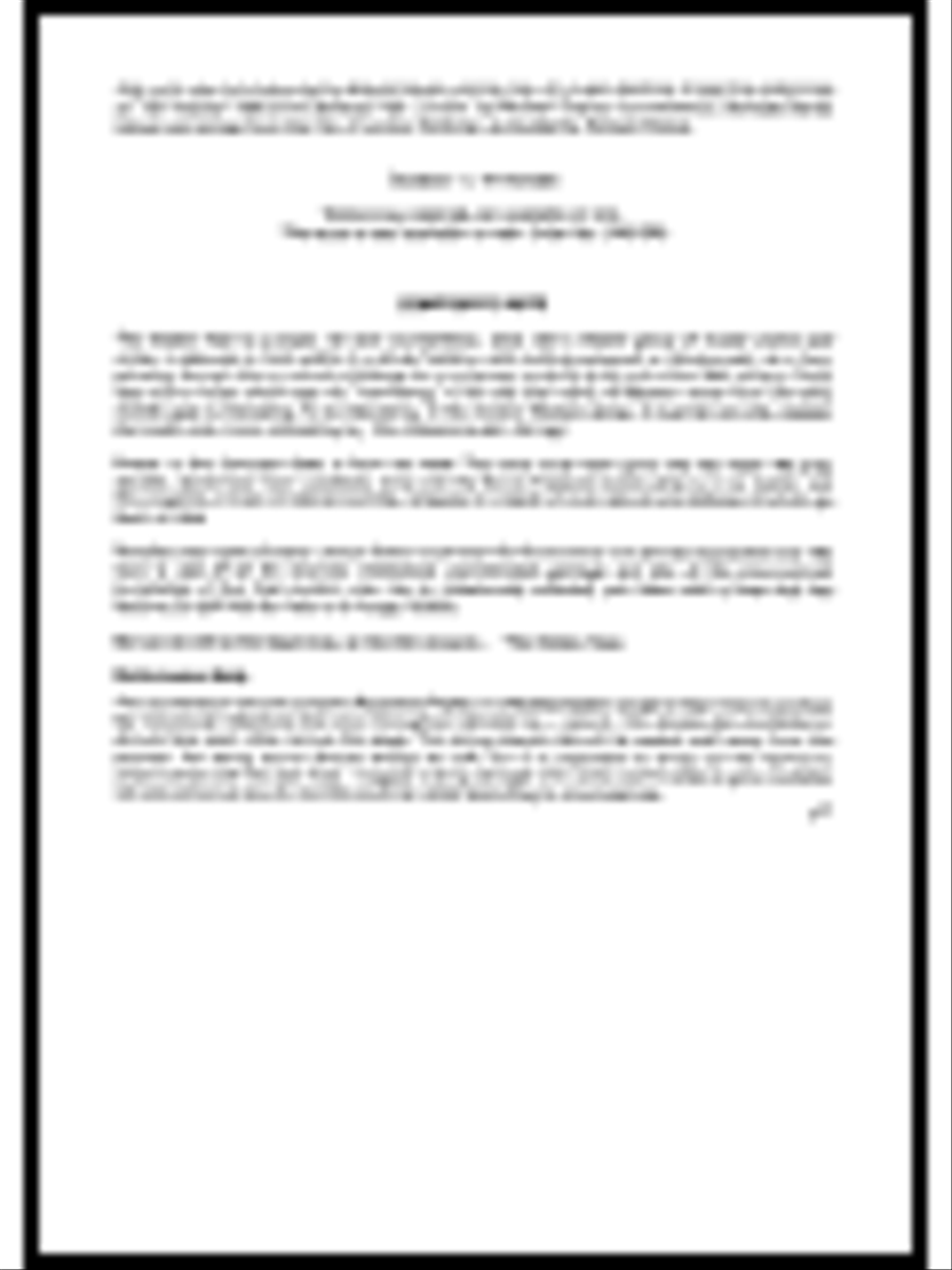 The Hidden Face The Hidden Face Oboe scores gallery preview page 1