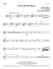I Give You My Heart - Violin 1
