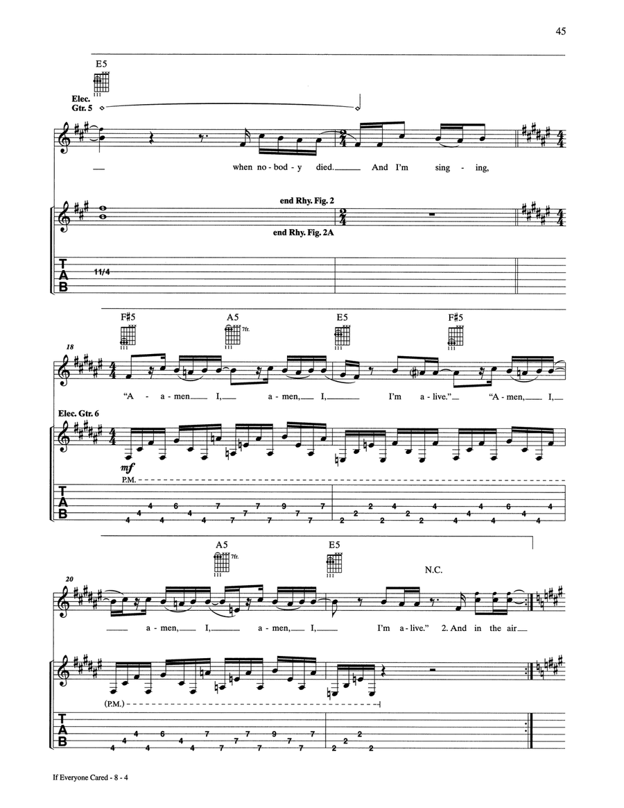 If Everyone Cared If Everyone Cared Acoustic Guitar scores gallery preview page 4