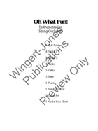 Oh What Fun! (Score) String Orchestra scores gallery preview page 3
