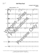 Oh What Fun! (Score) String Orchestra scores gallery preview page 5