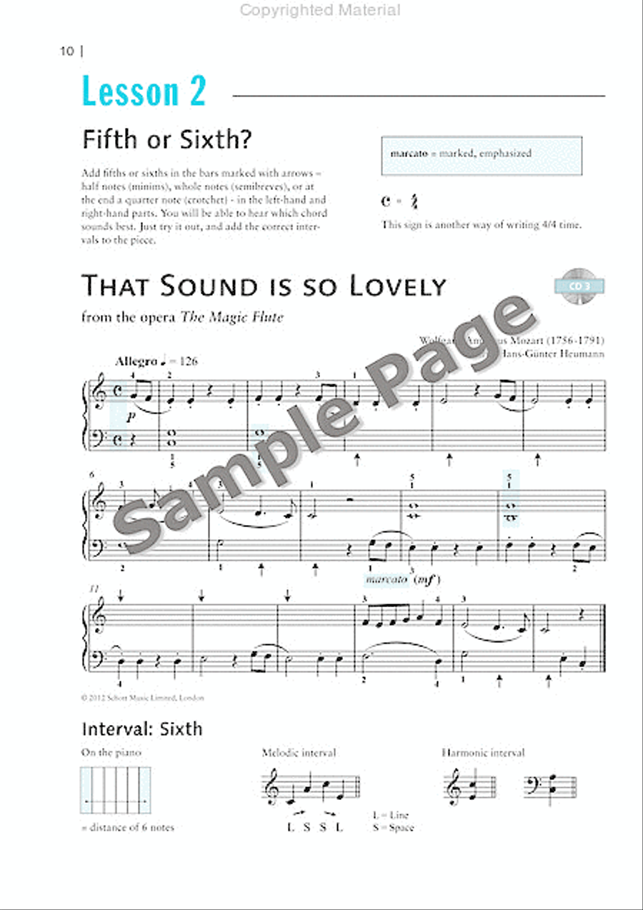 The Classical Piano Method - Method Book 2 Piano Method scores gallery preview page 11